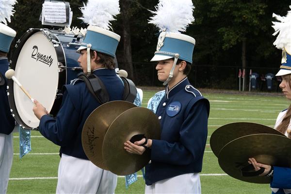 South River High School Marching Band Performing